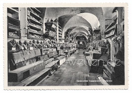 Alte Foto Postkarte PALERMO Catacombe Cappuccini - Männer-Korridor - 1950er Jahre