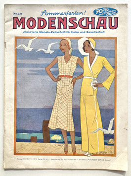 MODENSCHAU Vintage Modezeitschrift Modemagazin Modeheft - Heft Nr. 223 von 1931