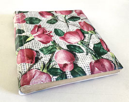 Vintage Postkartenalbum Fotoalbum mit Rosenmotiv - 1950er Jahre