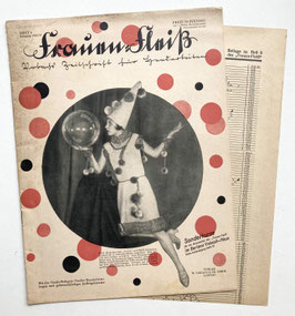 FRAUEN FLEISS Vobachs Zeitschrift für Handarbeiten mit Handarbeitsbogen - Heft Nr. 4,  Jahrgang 1928/29
