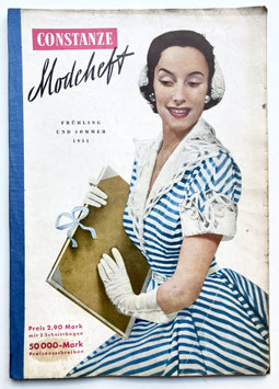 CONSTANZE MODEHEFT vintage Modezeitschrift  Modemagazin  Frauenzeitschrift - Heft Frühling/Sommer 1951