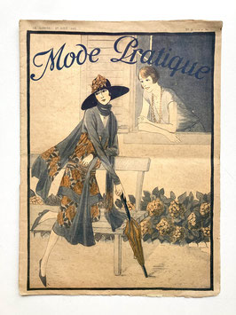 MODE PRATIQUE französische vintage Modezeitschrift Modemagazin Frauenzeitschrift  - Nr. 31/August 1925