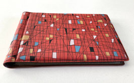 Vintage Fotoalbum mit grafischem Muster 1950er/ 1960er Jahre