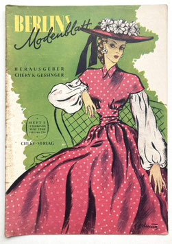 BERLINS MODENBLATT Vintage Modezeitschrift Modemagazin - Heft Nr. 5 Mai 1946