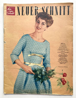 DER NEUE SCHNITT vintage Modezeitschrift Modemagazin Nähzeitschrift - Heft 12 - Dezember 1958