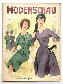 MODENSCHAU Vintage Modezeitschrift Modemagazin Heft 50 / 1950er Jahre