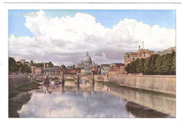 Alte Foto Postkarte ROMA - Castel Sant' Angelo e S. Pietro, Italien