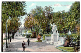 Alte Postkarte BERLIN Siegesallee - 1908