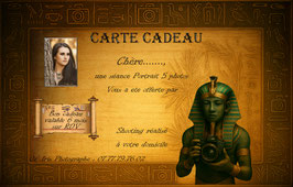 Carte cadeau 1 shooting Portrait 5 Photos en extérieur