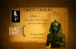 Carte cadeau 1 shooting Portrait 5 Photos en extérieur