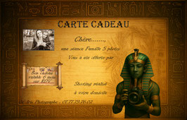 Carte cadeau 1 shooting Duo ou Famille 5 Photos en extérieur