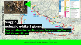 Viaggio a Varese, visita della cittá di Varese, Lago di Varese e noleggio di 2 biciclette con guida turistica.