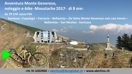 AVVENTURA Monte Generoso, andate con la Ferrovia a cremagliera sul Monte Generoso oppure salite direttamente da Somazzo (1 bicicletta elettrica, senza guida turistica, 8 ore)