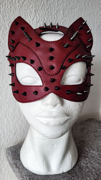 BLOOD RED CAT MASK