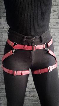 BLOOD RED HIPS & THIGHS HARNESS