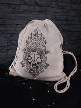 CATHEDRAL CAT DRAWSTRING BAG