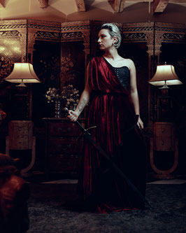 BANA-MHORAIR VELVET GOWN