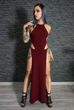 MIX & MATCH BLOOD RED SKIRT