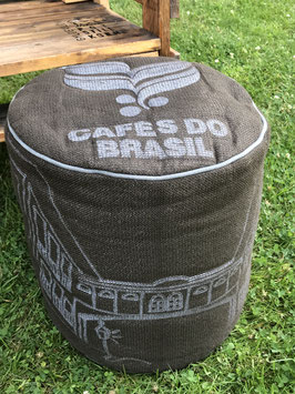 Sitzhocker "Cafès do Brasil" - braun