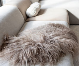 Island Lammfell beige