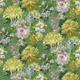 fleurs vintage green