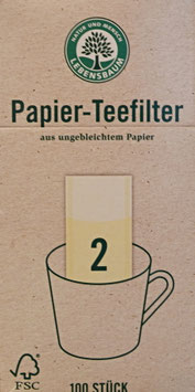 Teefilter Papier  1 Packung