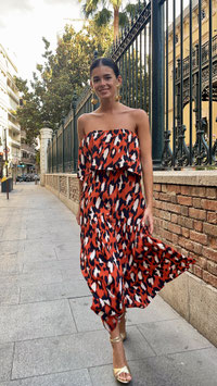 VESTIDO VOLANTE PALABRA DE HONOR