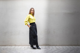 Falda midi tabla