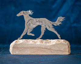 Saluki in motion
