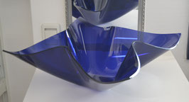 Deluxe Acrylglas Stern Schale Martina mittel, in blau