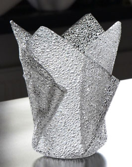 Acrylglas Vase goß in Ice Crush