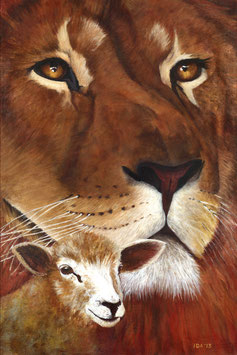 Poster A3 De Leeuw en het Lam