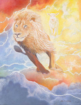 Victorious Lion of Juda. Basic art Giclee.