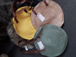Ronde strandtas/shopper