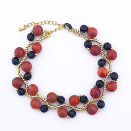 Erdung - Wurzelchakra, Edelsteinarmband aus der ZARYA Collection