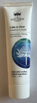 Calm & Clear / Ruhe & Klarheit, Buschblüten Essenzen Creme, 20 ml