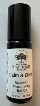 Calm & Clear / Ruhe & Klarheit, Buschblüten & Aromatherapie Roll On, 10 ml