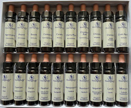 Bachblüten-Komplett-Set von Healingherbs, Stockbottles, 10 ml