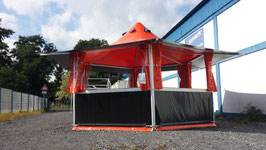 Verkaufsstand Sechseck Pagode 16,3 m²