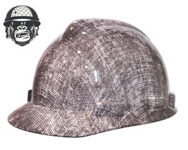 BLACK HESSIAN MSA CAP - MADE TO ORDER