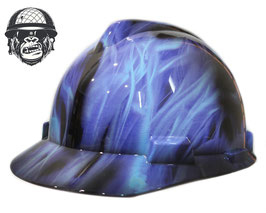 BLUE FLAMES CAP - MADE TO ORDER