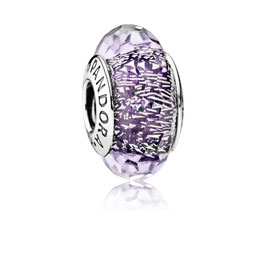 Pandora Charm Murano-Schillernd Violette Facetten - 791663