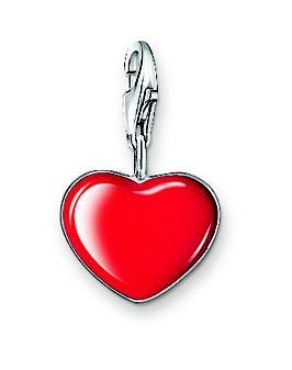 Thomas Sabo Charm Red Heart - 0702-007-10