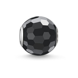 Thomas Sabo Karma Bead Obsidian Facettiert - K0003-023-11