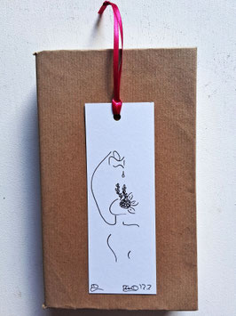 Lesezeichen Renew your mind pink