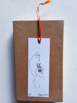 Lesezeichen Renew your mind orange