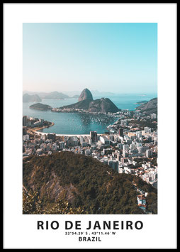 Rio de Janeiro, Poster con cornice