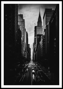 Grey Skyscrapers, Poster con cornice