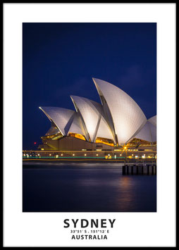 Sydney, Poster con cornice