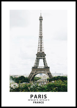 Paris, Poster con cornice
